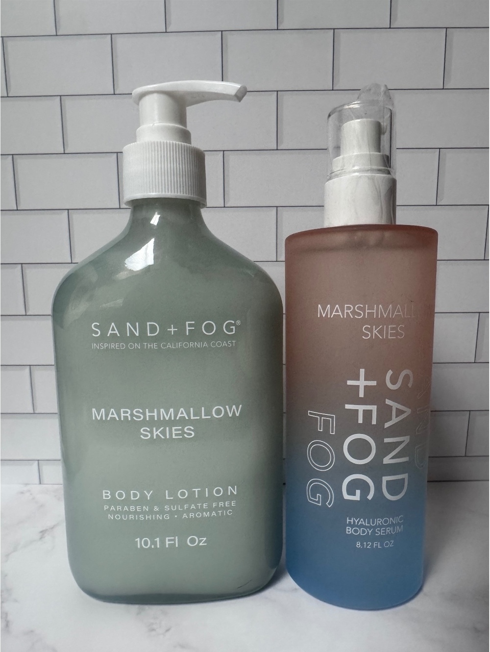 Sand + Fog Marshmallow Skies Body Lotion + Hyaluronic Body Serum